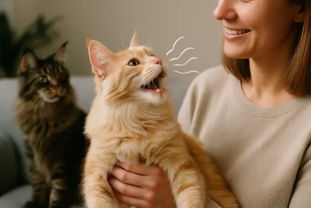 miaulement maine coon