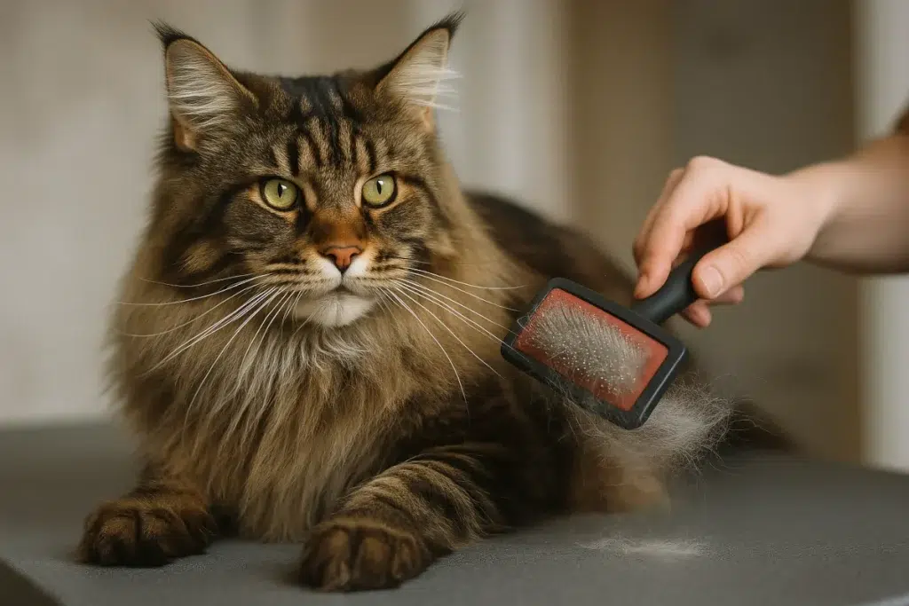 toilettage maine coon