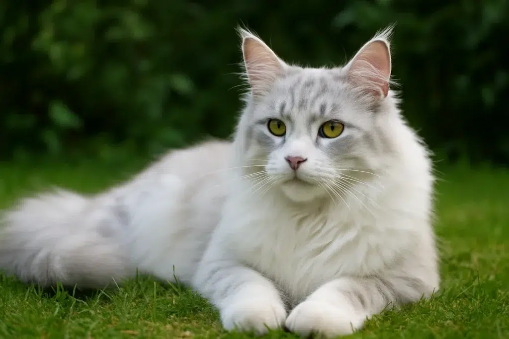 chat croisé maine coon