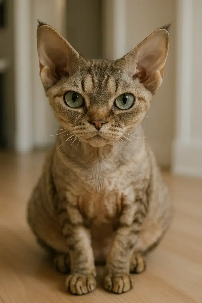chat devon rex hypoallergenique