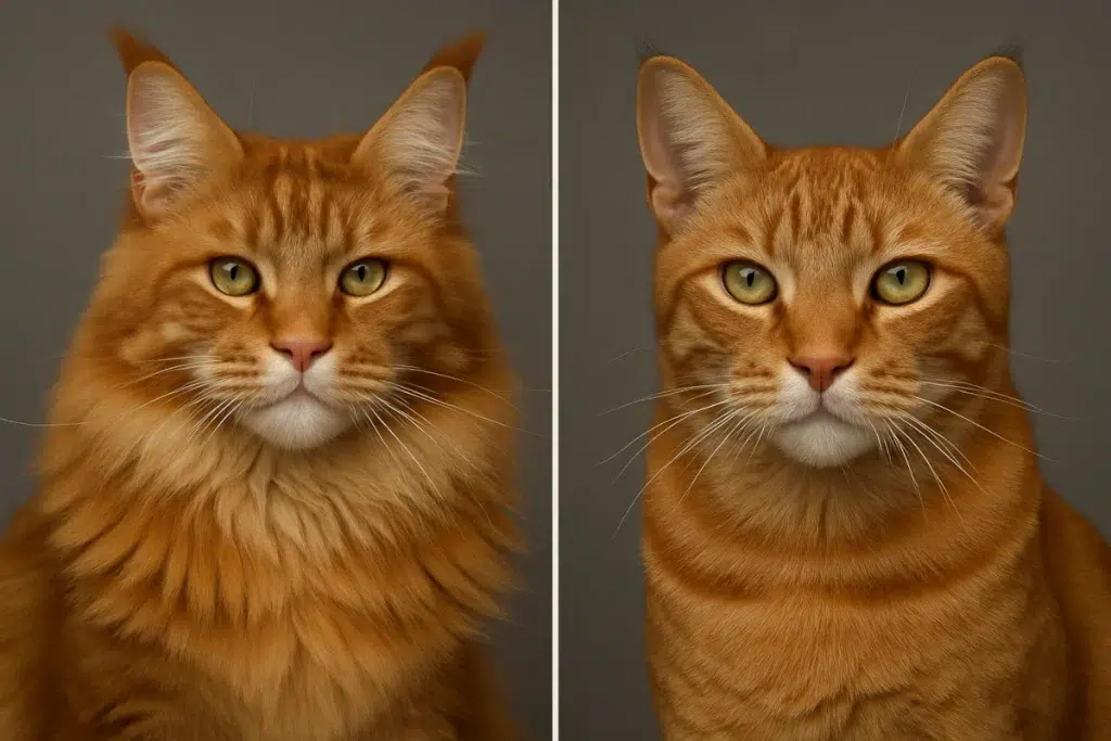 maine coon poil court