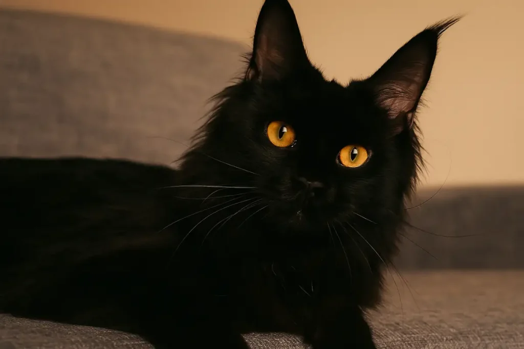 maine coon noir