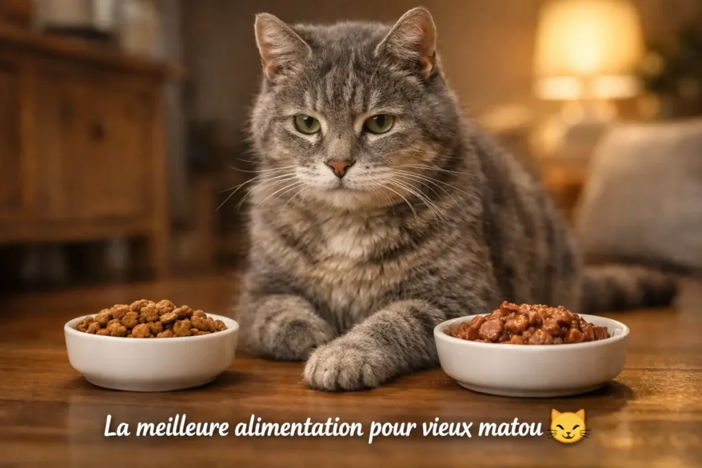 alimentation chat senior